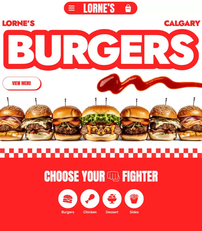 Lorne's Burgers site