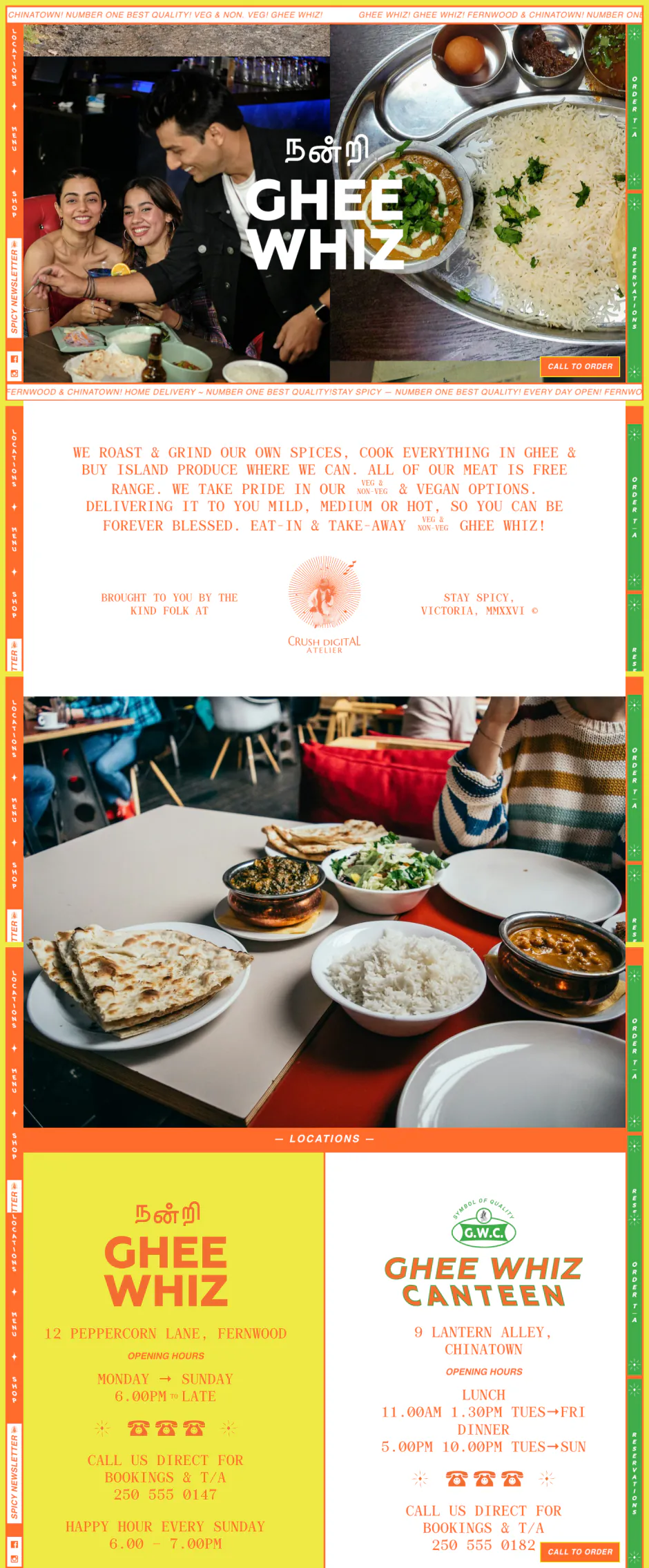Ghee Whiz homepage
