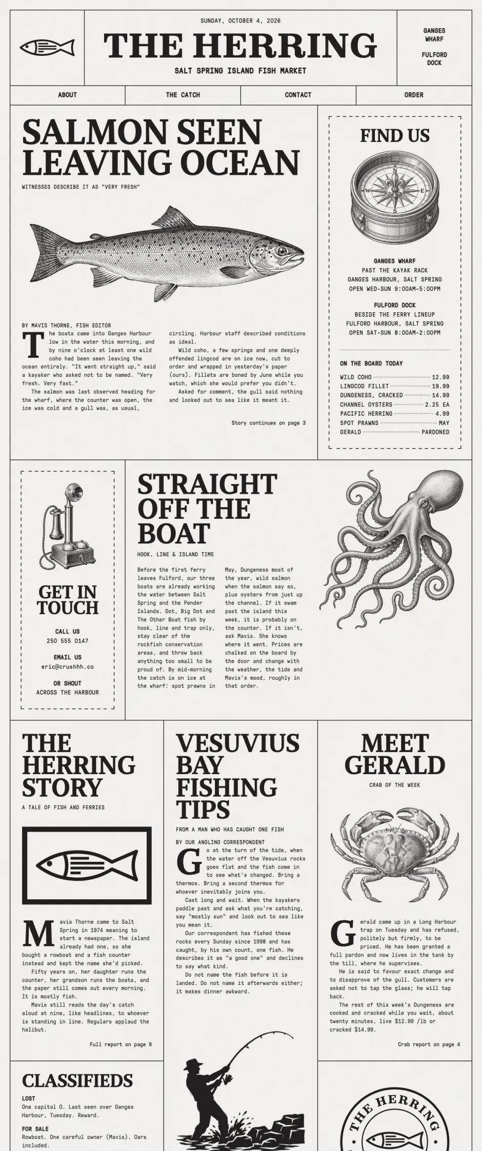 The Herring homepage
