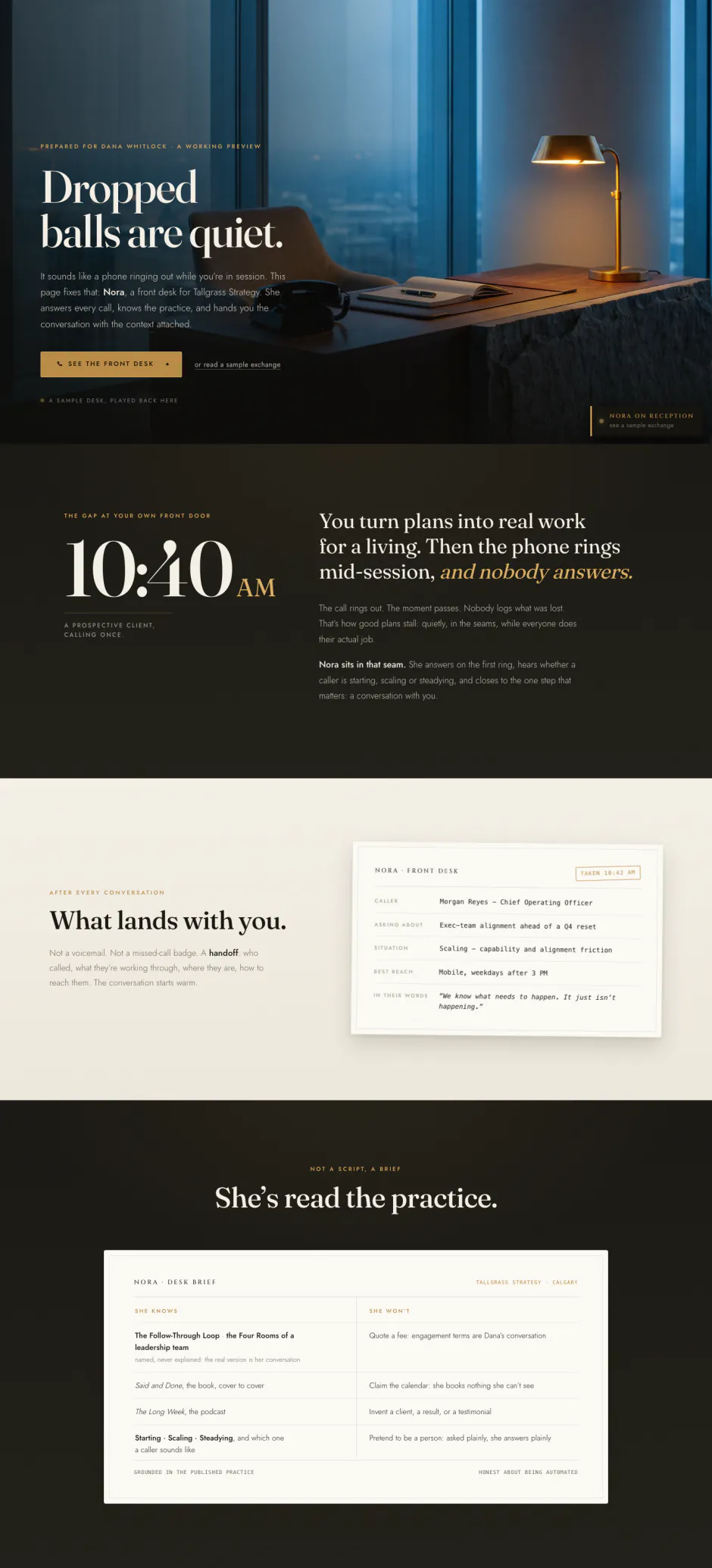 Tallgrass Strategy homepage