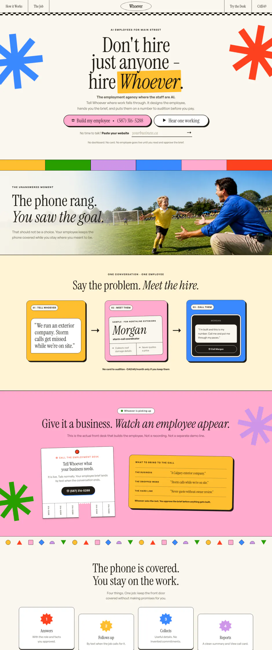 Whoever homepage