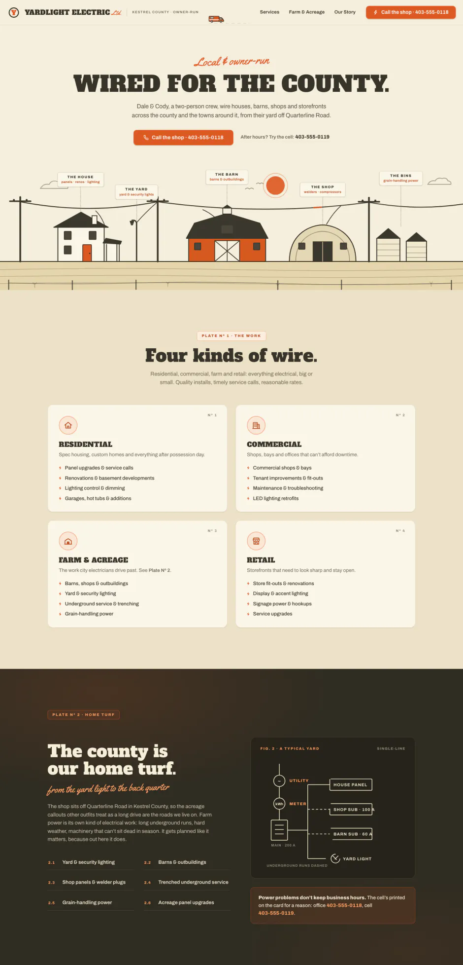 Yardlight Electric homepage
